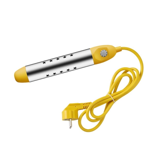 Naiovety Calentador de agua instantáneo Potente apagado automático Baño Dormitorio Luz indicadora Caja de plástico Caldera con cable de 1,5 Electrodomésticos UE 2500W