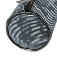 thumbnail image 2 of Pen + Gear Grey Striped Camouflage Design Barrel Pencil Pouch, 2 of 3
