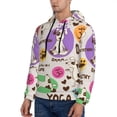 thumbnail image 2 of Bingfone Dog Doing Yoga Men'S Drawstring Hoodie Long Sleeve Pocket Sweatshirts-Xx-Large, 2 of 9
