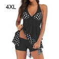 thumbnail image 3 of facefd Halter Women Backless Swimsuit Bench Suit Black 4XL, 3 of 4