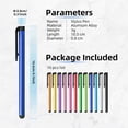 thumbnail image 2 of RoamRider 10Pcs Touch Screen Pen Stylus Drawing Universal For iPhone iPad Kindle Samsung Tablet Phone, 2 of 9