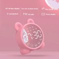thumbnail image 4 of Bonito reloj despertador con altavoz Bluetooth para niños, reloj despertador para dormir junto a la cama, reloj electrónico para dormitorio de niños, reloj despertador con repetición, 4 of 5