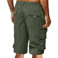 thumbnail image 6 of GXIPO Men’s Baggy Cargo Shorts, Relaxed Fit Summer Shorts, Lightweight Work Jogger Pants with Zipper Pockets Army Green 4XL, 6 of 6