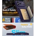 thumbnail image 2 of Funda Cartera Oneagle para iPhone 17 Pro Max con Bloqueo RFID, 2 of 7