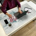 thumbnail image 3 of Sussexhome Large Mouse Pad for Desk - Cotton Mousepad for Desktop, Table, Office Desk Pad - Thin, Light, Portable Laptop Mat for Computer Mice - Machine Washable, Non-Slip, Foldable - 24" x 44", 3 of 8