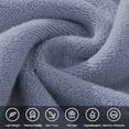 thumbnail image 4 of LWVITH 29x13 Inches Soft Absorbent Cotton Dish Towel Kitchen Towel Face Towel Hand Towel for Bathroom Kitchen Cleaning Wiping Sweat Multi Color Options Blue Pink White Coffee, 4 of 6