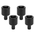 thumbnail image 1 of Adaptador de Llave de Trinquete, Herramientas de Resaración de la Cabeza 4 PPCS Hardware del Cabezal de Conversión de 3/8 M A 1/4 S Para Llave Llave, 1 of 7