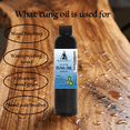 thumbnail image 3 of Tung Oil Unrefined Wood Finishing Organic H&B Oils Center Co. Pure 12 oz, 3 of 5