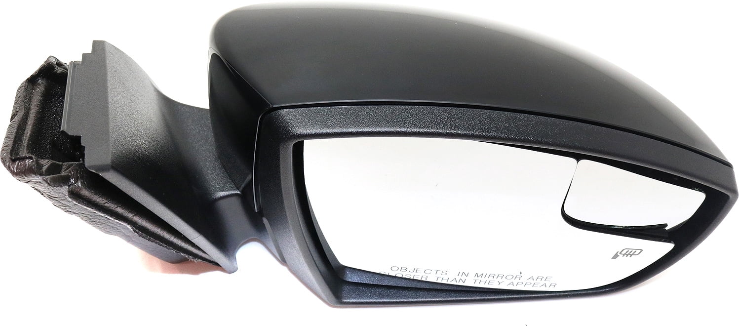 Mirror Compatible With 2012-2014 Ford Focus Right Passenger Side Heated w/ Blind Spot Detection in Glass In-housing Signal Light Paintable Kool-Vue