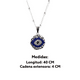 thumbnail image 5 of Collar Glowa de plata ojo turco. Anne GLOWA Collar, 5 of 7