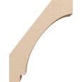 thumbnail image 3 of Ekena Millwork 5"W x 14"D x 18"H Imperial Rough Cedar Woodgrain TimberThane Knee Brace, Primed, 3 of 6