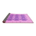 thumbnail image 2 of Ahgly Company Indoor Round Oriental Pink Traditional Area Rugs, 4' Round, 2 of 4