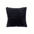 thumbnail image 5 of Yomsum 14x14 inch Black Throw Pillow with Insert, Soft Corduroy Textured Square Decorative Cushion for Sofa, 5 of 5