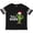 Football Black and White, variant on Feliz Navidad Christmas Cactus in Santa Hat Boys or Girls Toddler T-Shirt