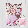 thumbnail image 4 of Custom Pet Fleece Blankets For Cats & Cat Lovers– Detailed Pop Art Portrait -, 4 of 9