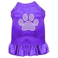 thumbnail image 6 of Pet Dog  Cat Dress Screen Printed, "Chevron Paw", 6 of 11
