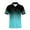 Light Blue, variant on Tosmy Polo Shirts For Men Summer Polo Shirt Gradient Loose Fit Short Sleeve Shirt Summer Beach Vacation Shirts Golf Stylish Tops