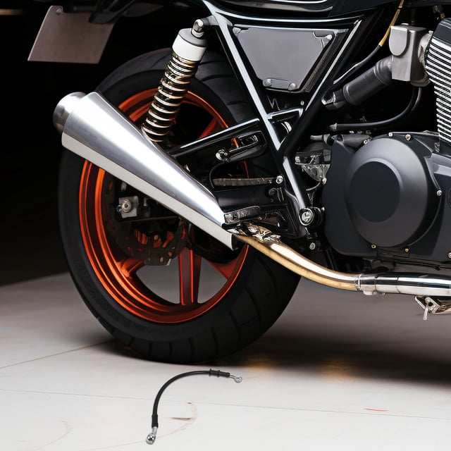 DECORNIJIA Motorcycle Hydraulic Brake Line Hose with Nylon Material for Reliable Performance and Universal Compatibility 10ft