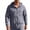 Gray-athletic shirts for men, variant on Big and Tall Sun Protection Zip Up Jacket for Men Ultra Light Breathable Outdoor Waterproof Hooded Cycling Jackets with Pockets Long Sleeve Hiking Fishing Shirts