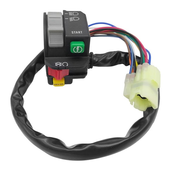 M MATI Left Handlebar Control Switch Start Stop Kill Headlight Button for Can-Am Renegade 500 570 800 850 1000
