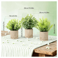 thumbnail image 5 of "3 Pcs Plantas Artificiales Macetas Decorativas Bonsai Hogar Lab.G Verde ", 5 of 5