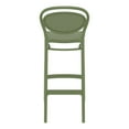 thumbnail image 2 of Compamia Marcel Contemporary Resin Indoor/Outdoor Bar Stool Olive Green, 2 of 5
