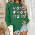 thumbnail image 2 of My Items Talove Long Sleeve Shirts for Women Graphic Printed Sweatshirt Fall Fashion Must Haves Winter Clothing Dressy Casual Soft Womens Tops Fall Casual Christmas Shirts, 2 of 6