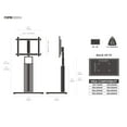 thumbnail image 6 of FITUEYES Design Modern TV Stand for 43 55 65 75 78 Inch TV, Floor TV Stand for Living Room, Bedroom and Other Scenes, Cantor Series, 6 of 6