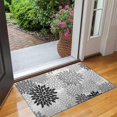 thumbnail image 2 of Bohemian Retro Floral Non-Slip Entryway Door Mat,Boho Indoor Decor Durable Low Plush Door Mat,Washable Welcome Rug for Patio Hallway Home Decor 17x30 Inches, 2 of 7