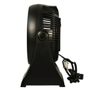 Comfort Zone 8 in. Table Fan, 3 Speed, Wall Mountable, Tilt