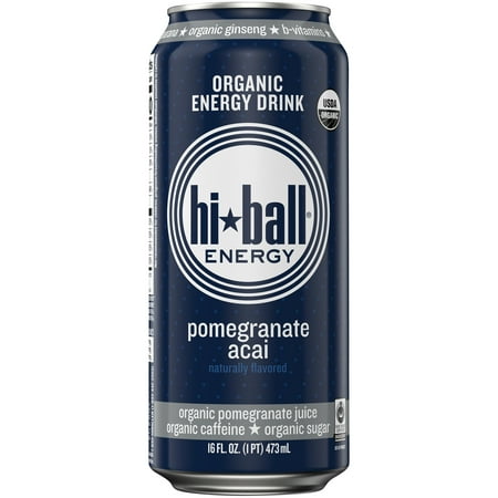 UPC 897351000922 product image for Hi-Ball Energy Certified Organic Energy Drink, Pomegranate Acai, 16 fl. oz. Can | upcitemdb.com