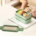 thumbnail image 6 of Iumwxz Insulated Leakproof Bento Lunch Box for Adults with Compartments 1350ml Large Capacity BPA Free Plastic Microwave Dishwasher Safe Includes Cutlery, 6 of 6