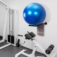 thumbnail image 6 of MyGift 2 Piece Wall Mounted Industrial Pipe Ball Storage Racks, Black, 6 of 8