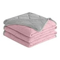 thumbnail image 2 of Weighted Blankets,Soft Cool Summer Blanket Lightweight And Breathable Skin Friendly For Hot Sleepers Solid Color Easy C Are, 2 of 9