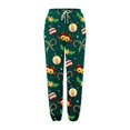thumbnail image 3 of WILLBEST Jeans pour Femmes Taille Haute Pantalons de Survêtement Extensibles pour Femmes avec Imprimé de Noël et Design à Lacets Pantalons de Randonnée, 3 of 3