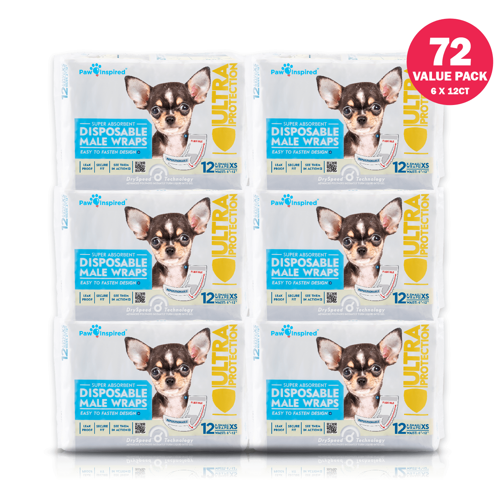 male dog wraps bulk