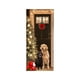 thumbnail image 2 of Christmas Door Cover Decorations Funny Christmas Door Cover Cute Santa Dog Background Suitable For Christmas News Year Party Winter Decorations 70 X 35 Inches, 2 of 6
