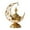 Gold, variant on Zatoumnr Metal Decorative Incense Burner Portable Charcoal Stove for Household Use Retro Style Home Fragrance Essential