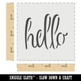 thumbnail image 2 of Hello Script DIY Cookie Wall Craft Stencil - 3.5 Inch, 2 of 5