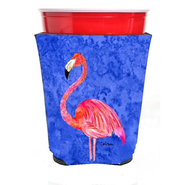Bird - Abrazadera aislante para bebidas Flamingo Red Solo Cup Caroline's Treasures 8685RSC
