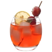 LAV Drinking Glasses Set of 6 - Glass Water and Beverage Tumblers 13.75 oz