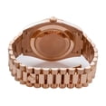 thumbnail image 4 of Pre-Owned Rolex Day-Date II 41MM 218235 Black Baguette Diamond Dial Fluted Bezel 18K Rose Gold President Bracelet, 4 of 7