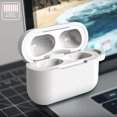 thumbnail image 3 of Beyond Cell Silicone White Soft Case Cover W/ Keychain Clip Designed for Airpods Pro Charging Shock-Absorbing Case Protection, 3 of 4