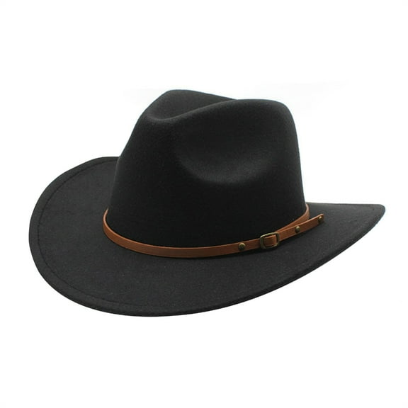 MOMOJIA Vintage Wide Brim Top Hat UniversalHa110weenCosplay Costume Teens Cowboy Hat