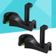 thumbnail image 2 of 2 ganchos para reposacabezas de coche con soporte para teléfono, colgador para el respaldo del asiento, para bolso, cartera, comestibles, tela, clips multifunción 2 en 1 portátiles (negro), 2 of 5