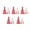 H-【Shelf Valentine Decor】, variant on 6PCS Mini Gnome Figurines for Valentines Day, Small Hidden Rubber Gnome Statues for Party Decor, Cute Tabletop Ornaments for Home Office Desk, Fun Valentines Gifts for Friends Family Couples, HAODEJW