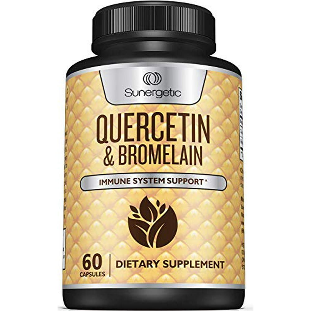 Premium Quercetin & Bromelain Supplement Powerful Quercetin Bromelain