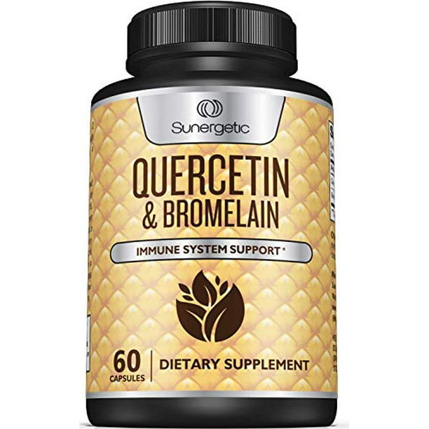 Premium Quercetin & Bromelain Supplement Powerful Quercetin Bromelain