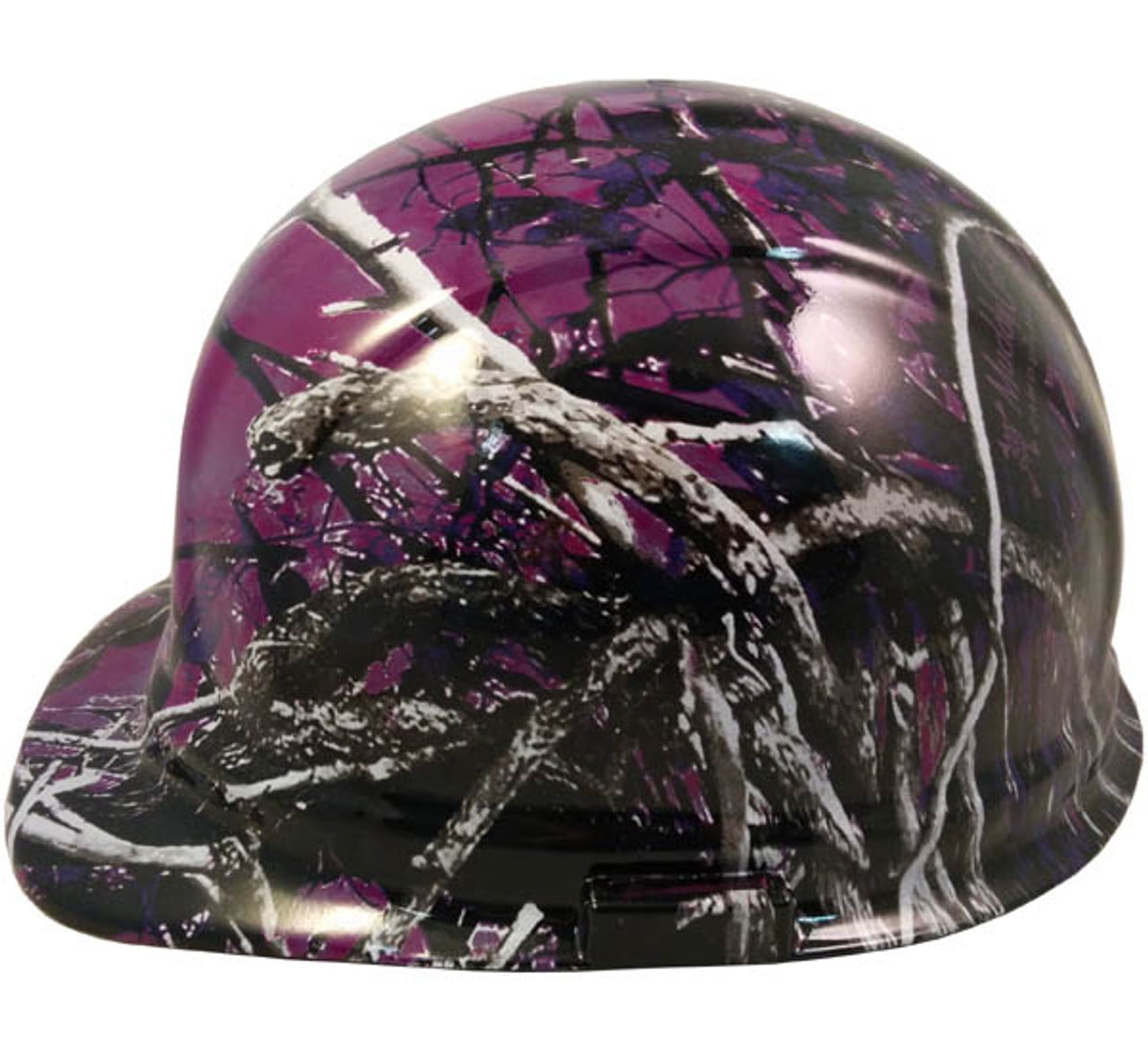 Muddy Girl Purple Hydro Dipped Hard Hats Cap Style