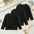 thumbnail image 2 of UAYOTSE Boys Sweaters Kids Crewneck Long Sleeve Knit Pullover Sweater(S341-Black,11-12 Years), 2 of 9